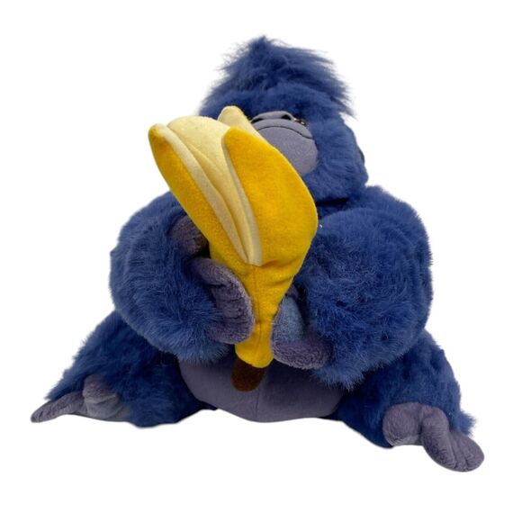 Disney TERK Baby 13" Gorilla Ape Blue Soft Bean Plush Tarzan 380 - Picture 4 of 9